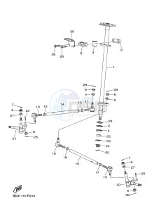 YFM90R YFM09RYXG (BD33) drawing STEERING