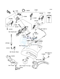 VN2000 VN2000-A2H GB XX (EU ME A(FRICA) drawing Ignition Switch