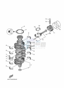 F100FETL drawing CRANKSHAFT--PISTON