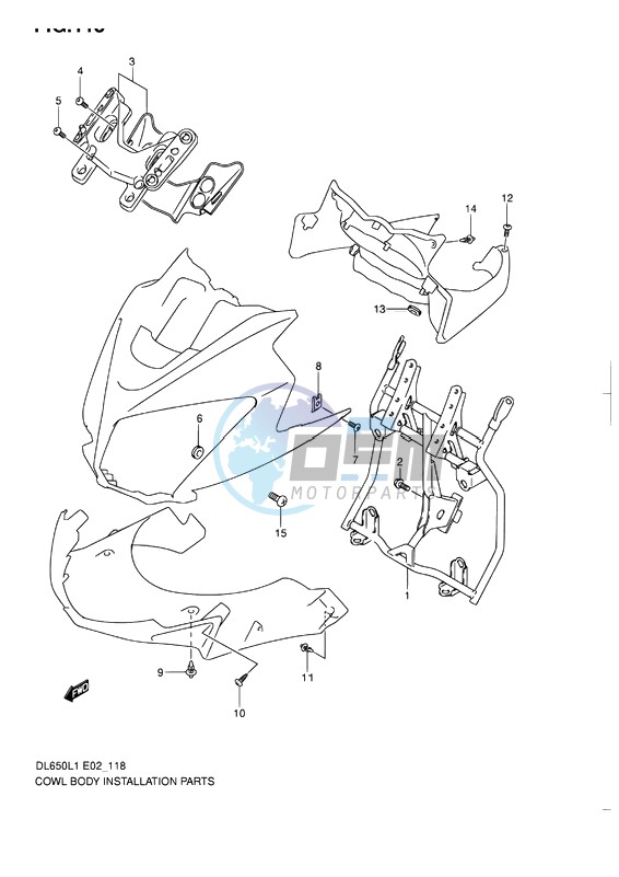 COWL BODY INSTALLATION PARTS