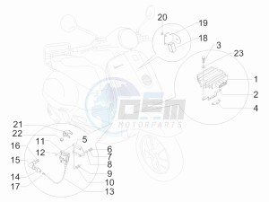 GTS 250 ie China drawing Voltage Regulators -ECU - H.T. Coil