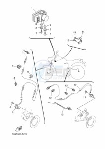 XSR700 MTM690D (BCN1) drawing ELECTRICAL 3