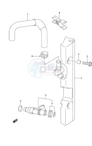 DF 50A drawing Fuel Injector