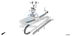 SH125E SH125 E drawing CAM CHAIN/TENSIONER