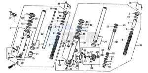 ST1100A drawing FRONT FORK