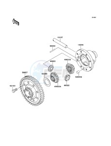 MULE_610_4X4 KAF400AFF EU drawing Differential