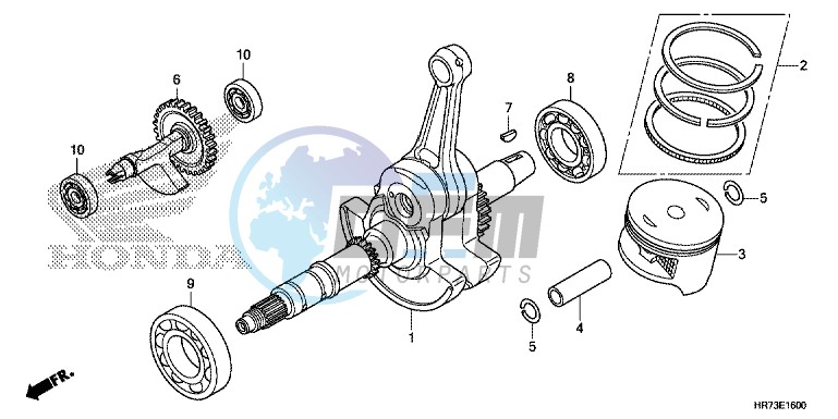 CRANK SHAFT/PISTON