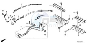 TRX500FAC drawing PEDAL/ STEP