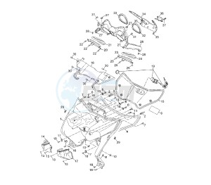 YP R X-MAX 250 drawing FRONT BODY