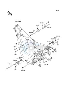 W800 EJ800ACFA GB XX (EU ME A(FRICA) drawing Engine Mount