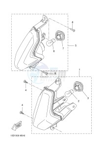 YP400R X-MAX 400 (1SD4 1SD4 1SD4) drawing FLASHER LIGHT