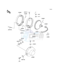 KE 100 B [KE100] (B16-B20) [KE100] drawing HEADLIGHT-- S- -