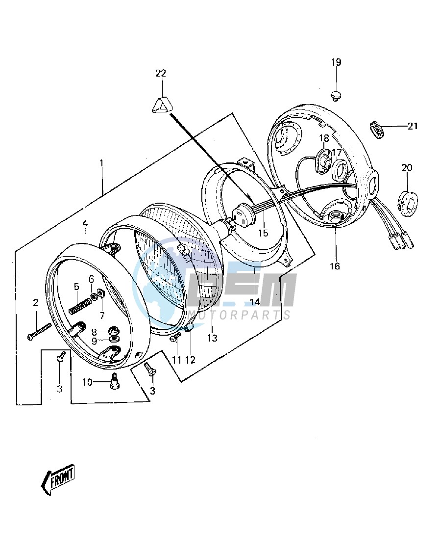 HEADLIGHT -- 77-78 A1_A2_A2A- -