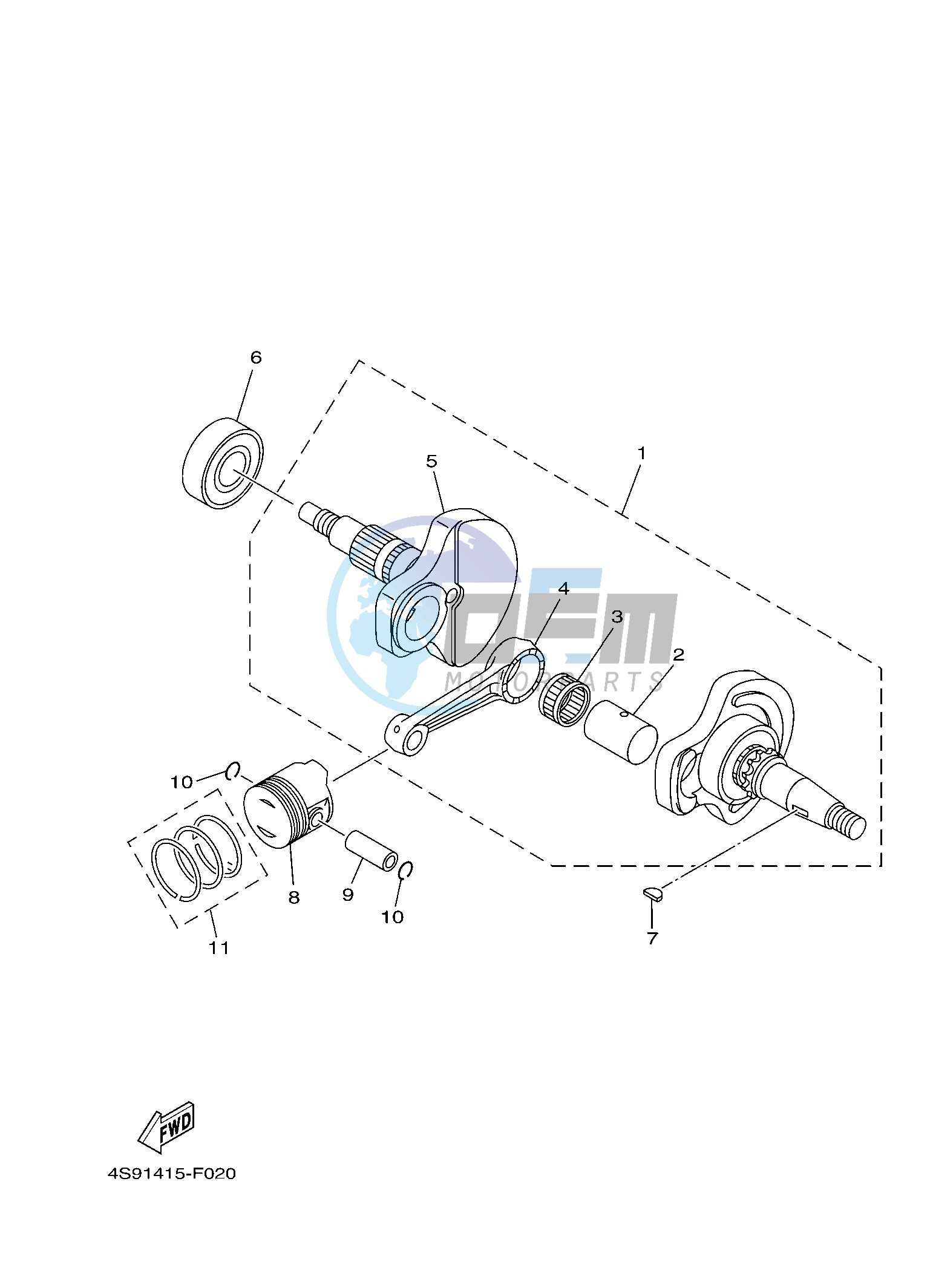 CRANKSHAFT & PISTON