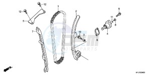 CBR250RAD CBR250R ABS 2E - (2E) drawing CAM CHAIN/TENSIONER