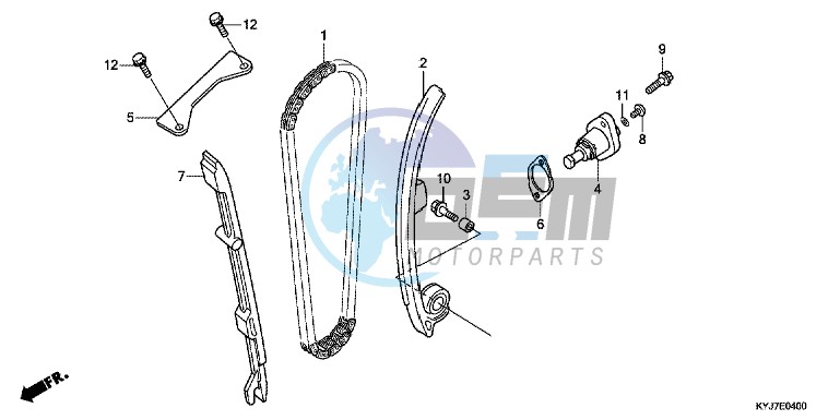 CAM CHAIN/TENSIONER