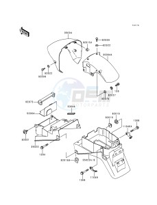 ZX 750 N [NINJA ZX-7RR] (N1-N2) [NINJA ZX-7RR] drawing FENDERS