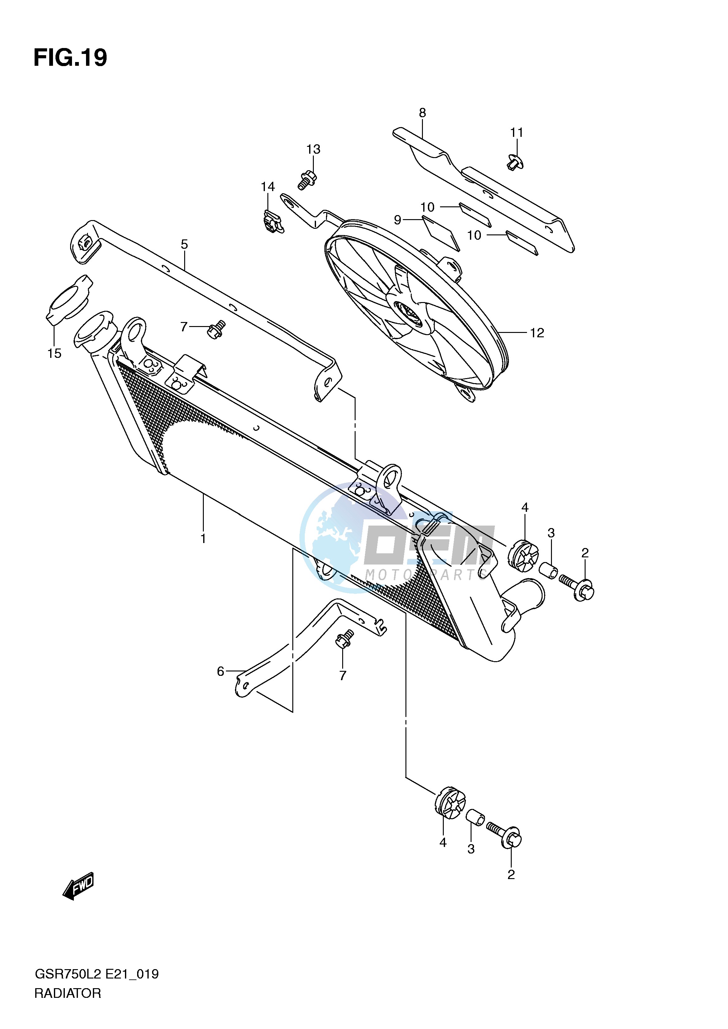 RADIATOR (GSR750L2 E24)