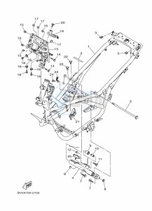 GPD125-A NMAX 125 (BV3C) drawing FRAME