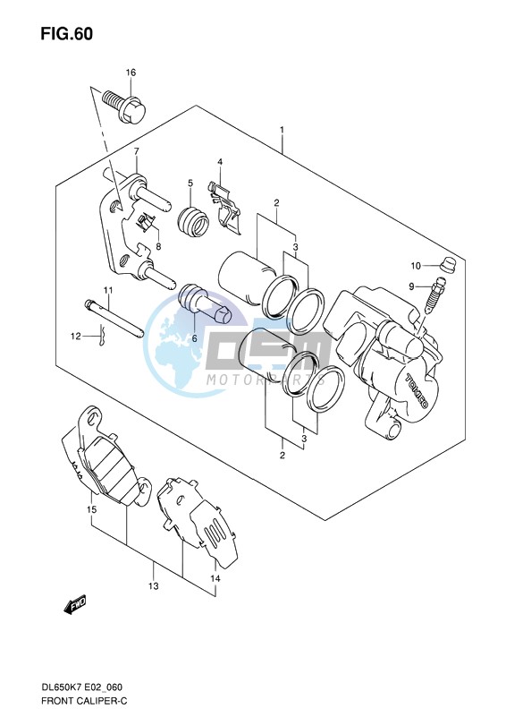 FRONT CALIPER