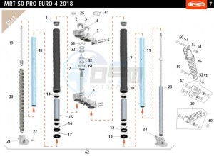 MRT-50-PRO-E4-SM-SUIZA-PRO-SM-BLACK-SERIES drawing FRONT FORK OLLE