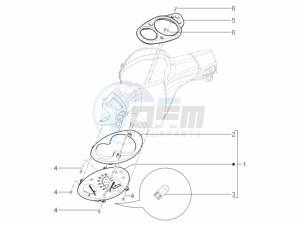 Typhoon 50 4T 4V E2 (NAFTA) drawing Meter combination - Cruscotto