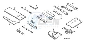 CB600FAA Europe Direct - (ED / ABS) drawing TOOLS