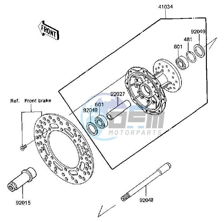 FRONT HUB