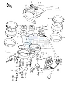 KZ 1000 D [Z1R] (D3) [Z1R] drawing METERS -- 80 D3- -