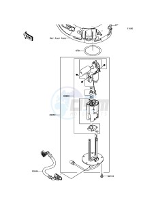 Z900 ABS ZR900BHF XX (EU ME A(FRICA) drawing Fuel Pump