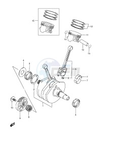 VZ800 (E3-E28) MARAUDER drawing CRANKSHAFT