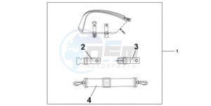 CBR1000RR9 Europe Direct - (ED / MME REP) drawing REAR SEAT BAG