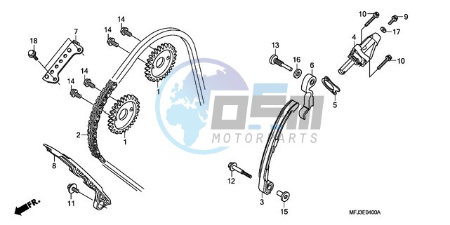 CAM CHAIN/TENSIONER