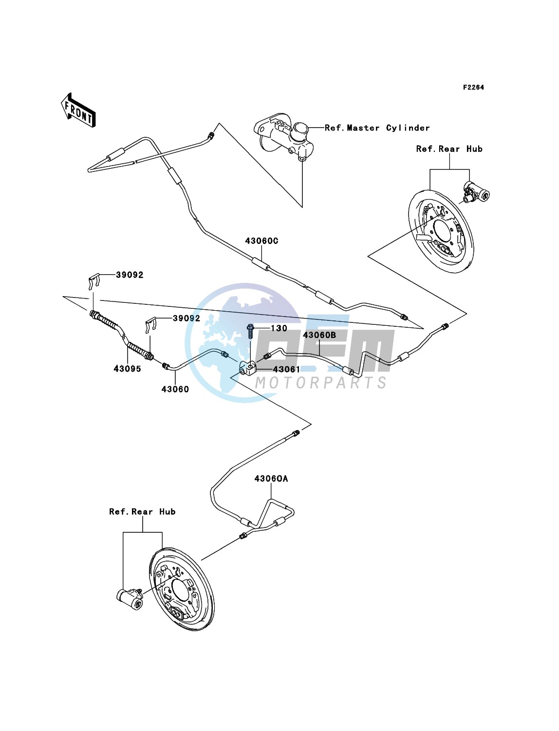 Rear Brake Piping