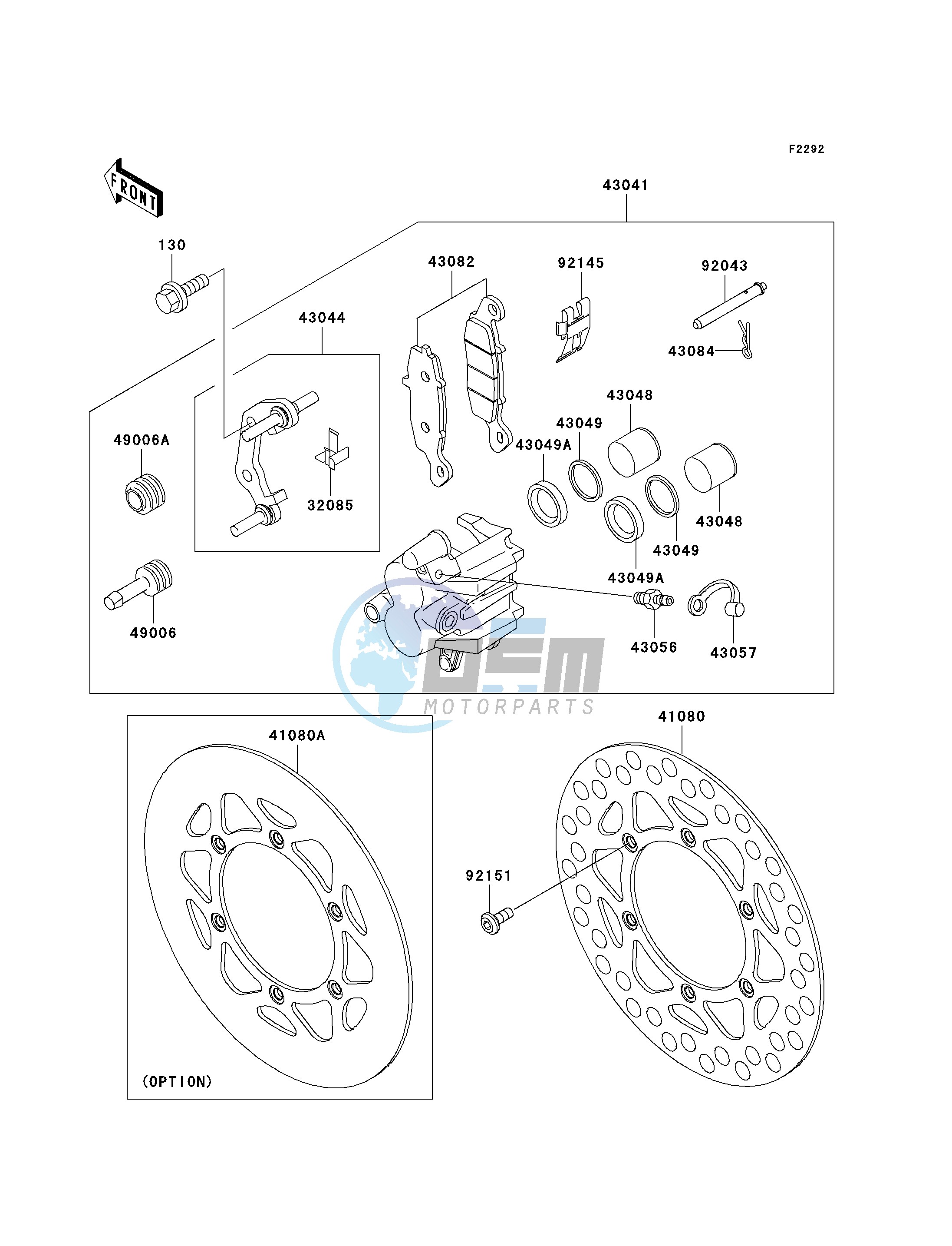 FRONT BRAKE-- A1 - A3- -