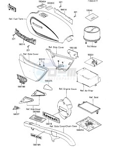 KZ 305 B [LTD] (B2-B3) [LTD] drawing LABELS