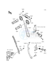 Z250SL BR250EFS XX (EU ME A(FRICA) drawing Camshaft(s)/Tensioner