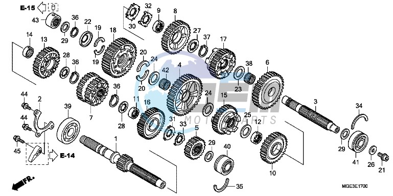 TRANSMISSION (VFR1200F)