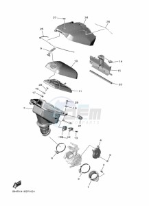 YZ450F (BHR2) drawing INTAKE