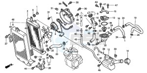 VT750DCB SHADOW SPIRIT drawing RADIATOR