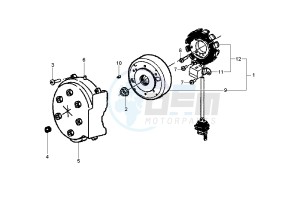 NRG POWER PUREJET 50 drawing Flywheel magneto