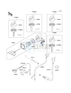 KEF 300 A [LAKOTA 300] (A6) [LAKOTA 300] drawing IGNITION SWITCH