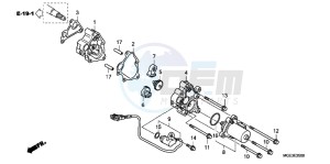 VFR1200FDD VFR1200F Dual Clutch UK - (E) drawing REDUCTION GEAR