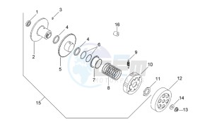 Gulliver 50 h2o drawing Carburettor - Oil pump