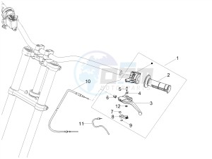 SX 50 FACTORY E4 (EMEA) drawing Clutch control