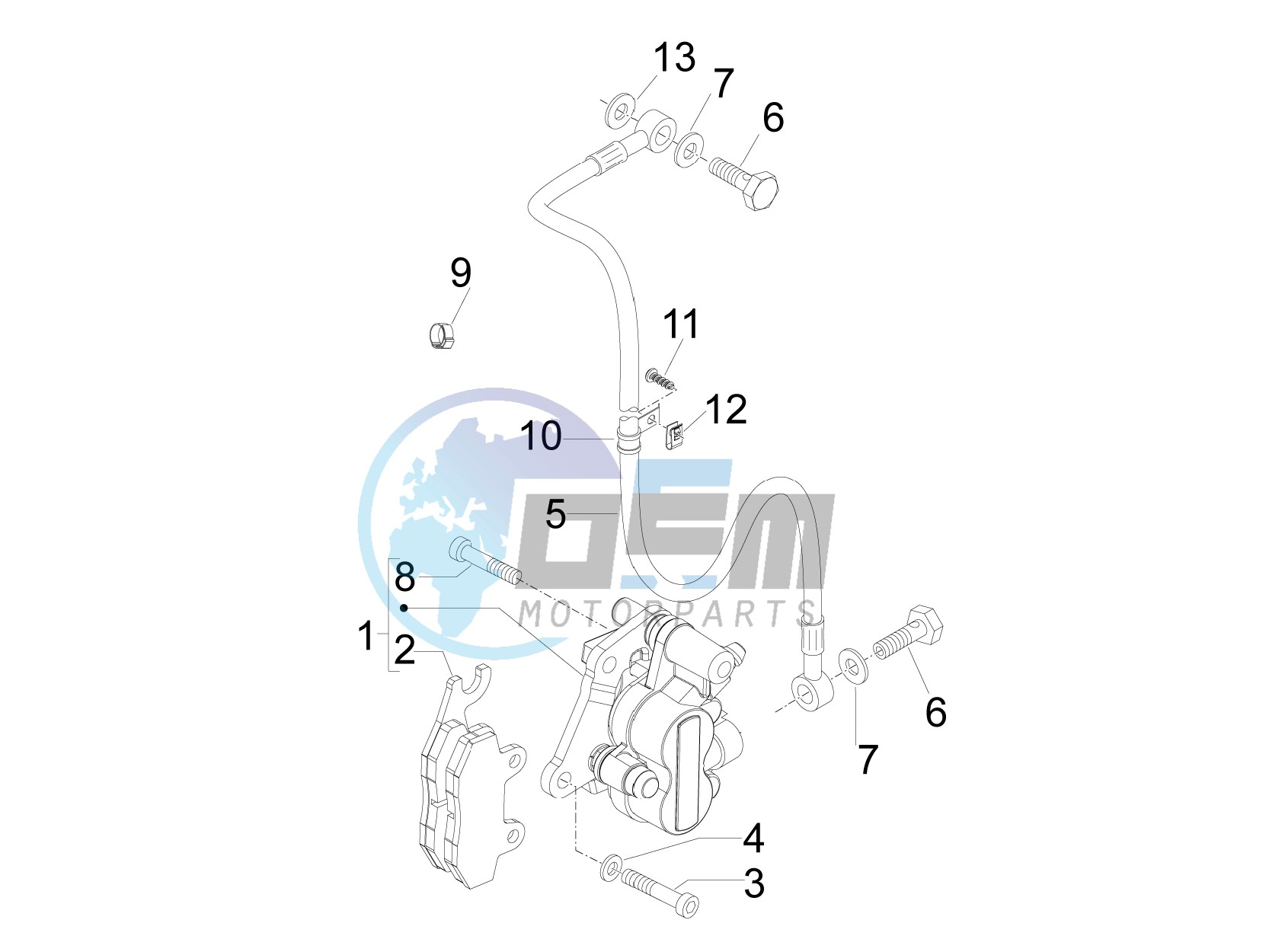 Brakes hose  - Calipers