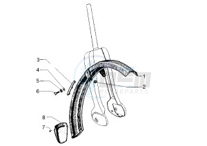 CIAO EURO2 50 drawing Front mudguard