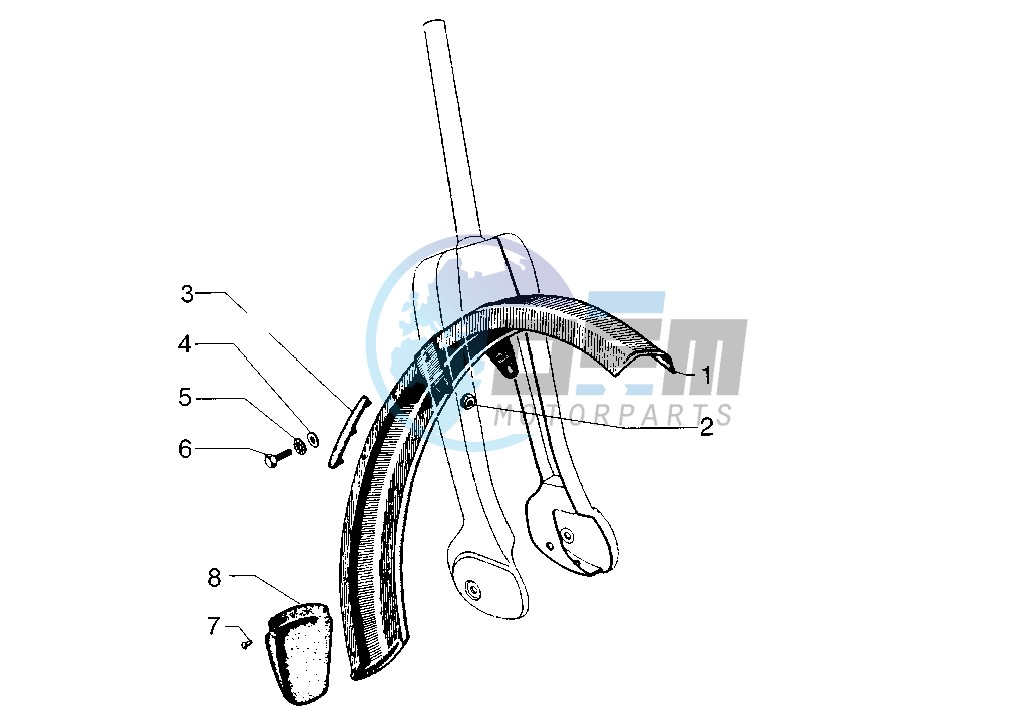 Front mudguard