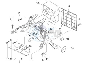 Fly 150 4t (USA) USA drawing Rear cover - Splash guard