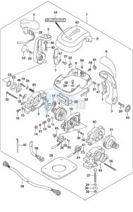 DF 300AP drawing Top Mount Dual